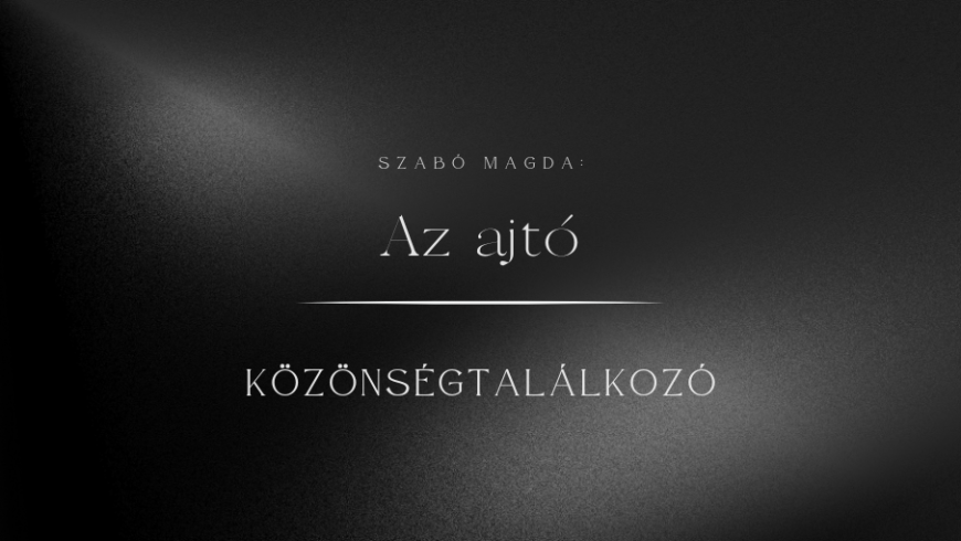 Az ajtó – közönségtalálkozó