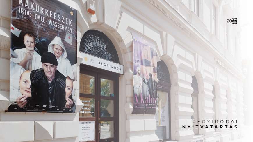 Jegyirodai nyitvatartás változása