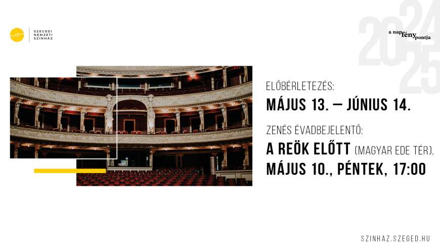 Zenés évadbejelentő