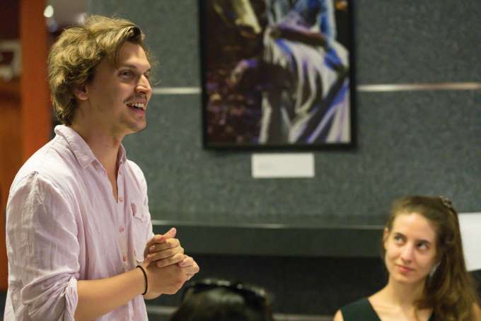 Fábián Péter rendező és Gaál Anna dramaturg (Fotó: Tari Róbert)